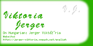 viktoria jerger business card